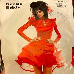 Lydia Bride Costume by partyking. Size medium 8-12, 4 w/larger bust beetlejuice